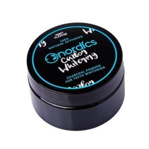 Nordics Carbon Whitening Powder Φυσική σκόνη λεύκανσης δοντιών με Άνθρακα Καρύδας